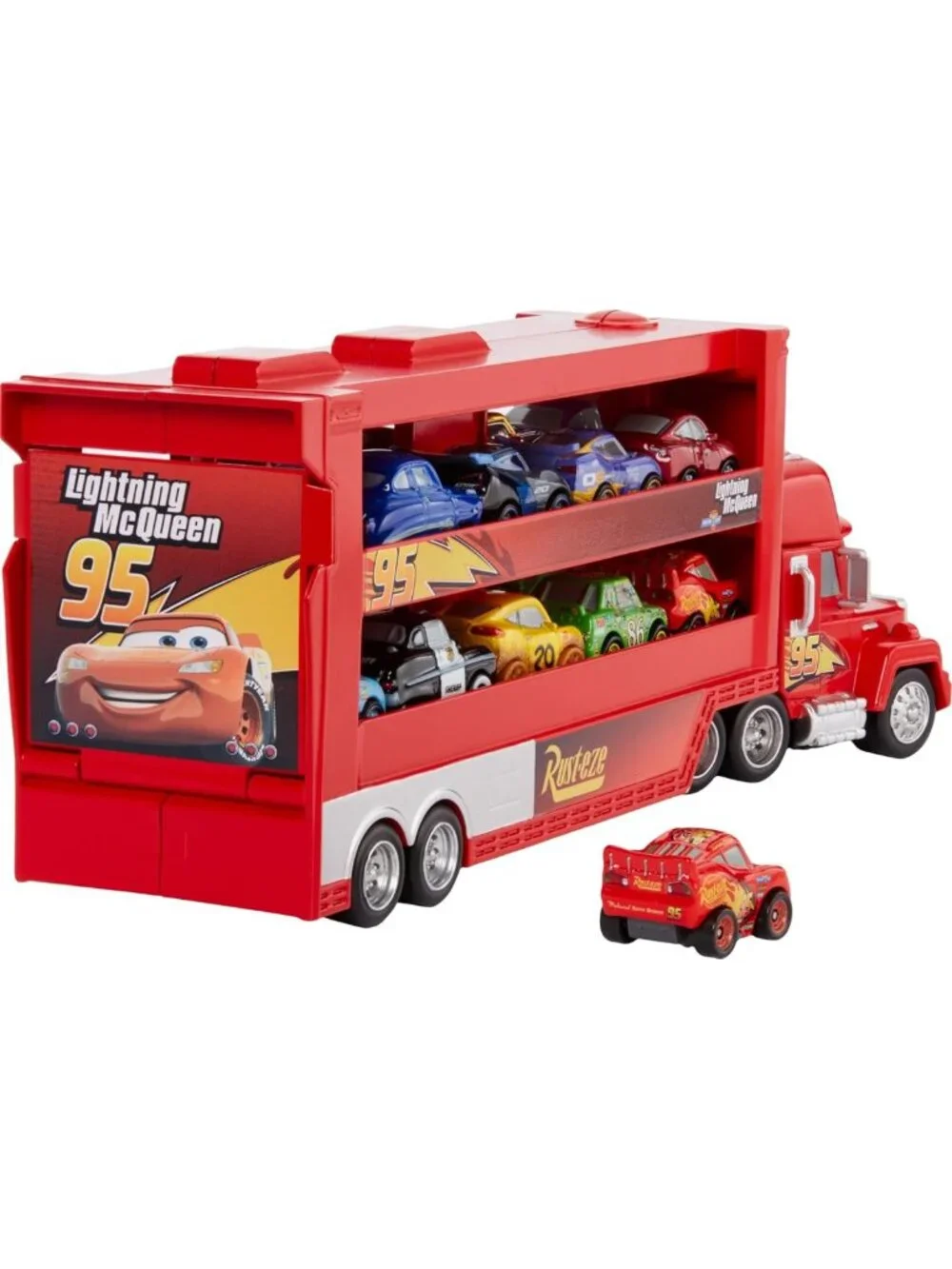 Mini Racers Hauler Toy - Disney Pixar Cars Mack Truck, Collectible Vehicle